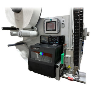 QLC Arca Linerless labeler with SATO S84NX print engine